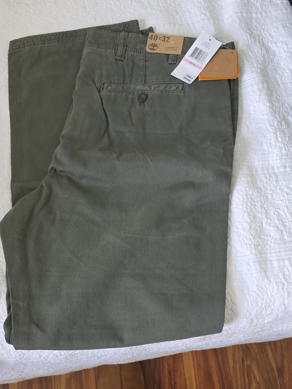 Timberland Olive Green Men's Chino Pants